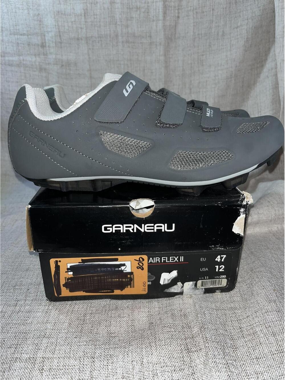 Garneau M's Multi Air Flex II 47 / 12 Asphalt EUC